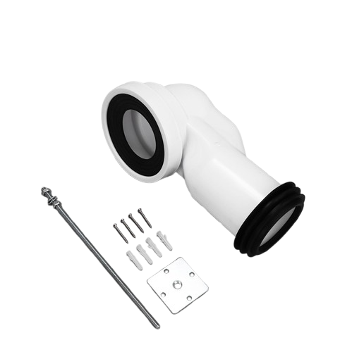 Toilet Pan Connector S-Trap Drain Pipe With Rubber TP002